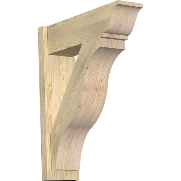 Ekena Millwork Funston Traditional Rough Sawn Outlooker, Douglas Fir, 8"W x 26"D x 32"H OUT08X26X32FST01RDF - main